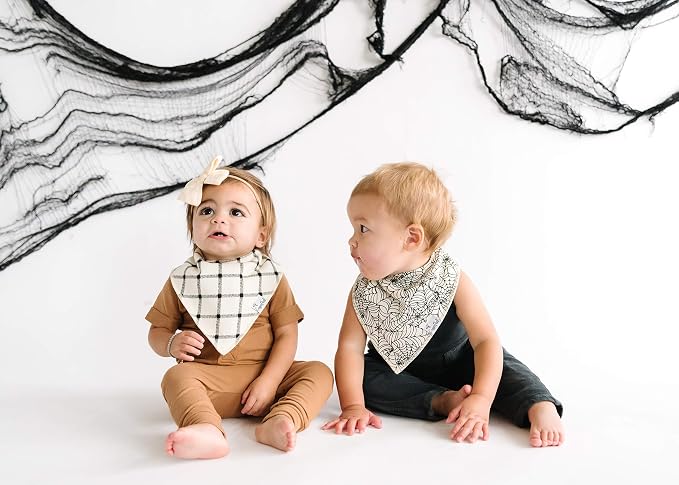 Copper Pearl 4 Pack Soft Cotton Baby Bibs - Image 6