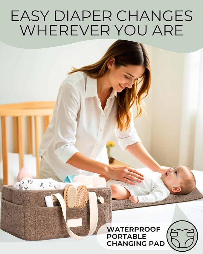 Baby Diaper Caddy Organizer - Image 2