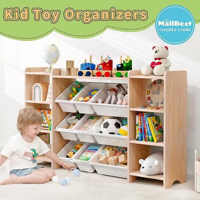 MallBest 4-Tier Kids' Toy Storage Organizer Shelf - Image 4
