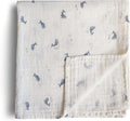 mushie Muslin Baby Swaddle Blanket | 100% Organic Cotton by mushie