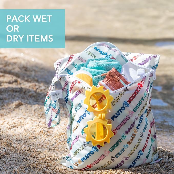 Bumkins - Waterproof Wet Bag, Wet/Dry Clutch & Clear Travel Bags - - Image 3