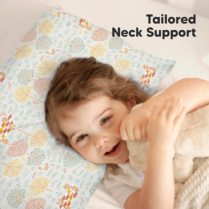 KeaBabies Toddler Pillow with Pillowcase, Jumbo 14X20 - Image 5