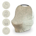mushie Baby Car Seat Canopy Cover | Breathable & Stretchy Multi Use Cover by mushie