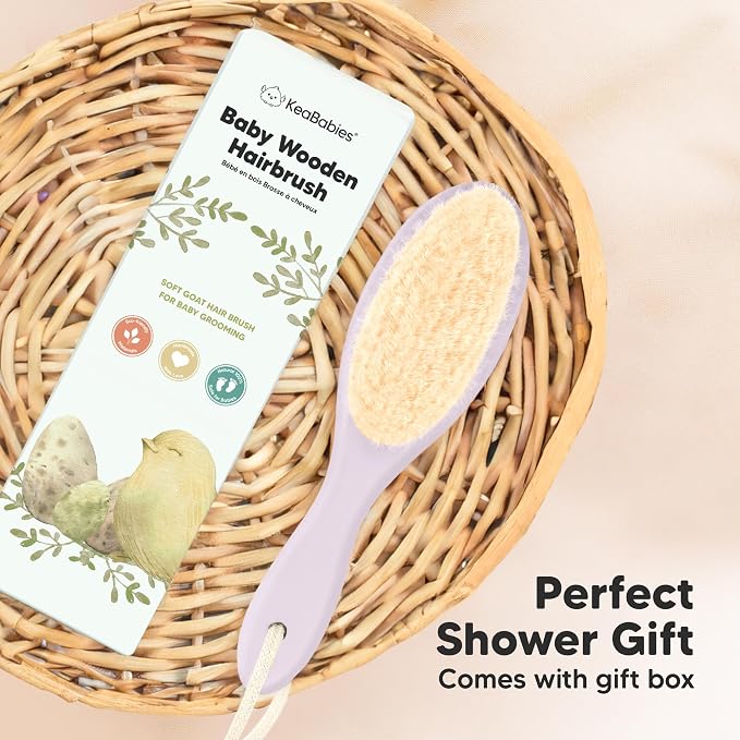 Wooden Baby Hair Brush - Image 9