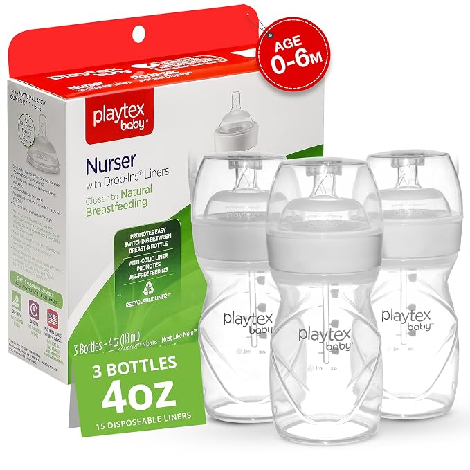 Playtex Baby Anti-Colic Nurser Bottles - Image 9