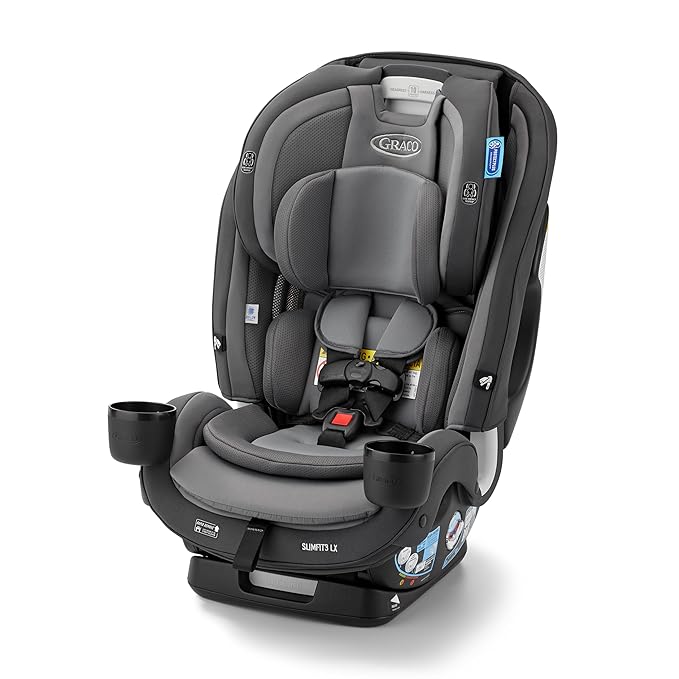 Graco SlimFit3 LX 3-in-1 Slim Car Seat, Rear Facing, Forward Facing to Highback by Graco