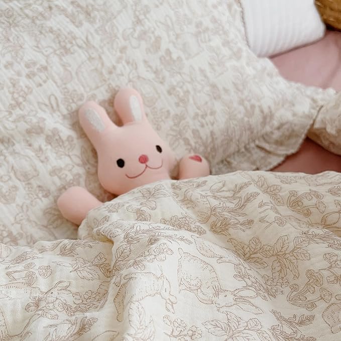 BuLuTu 100% Cotton Muslin Toddler Pillowcase - Image 7