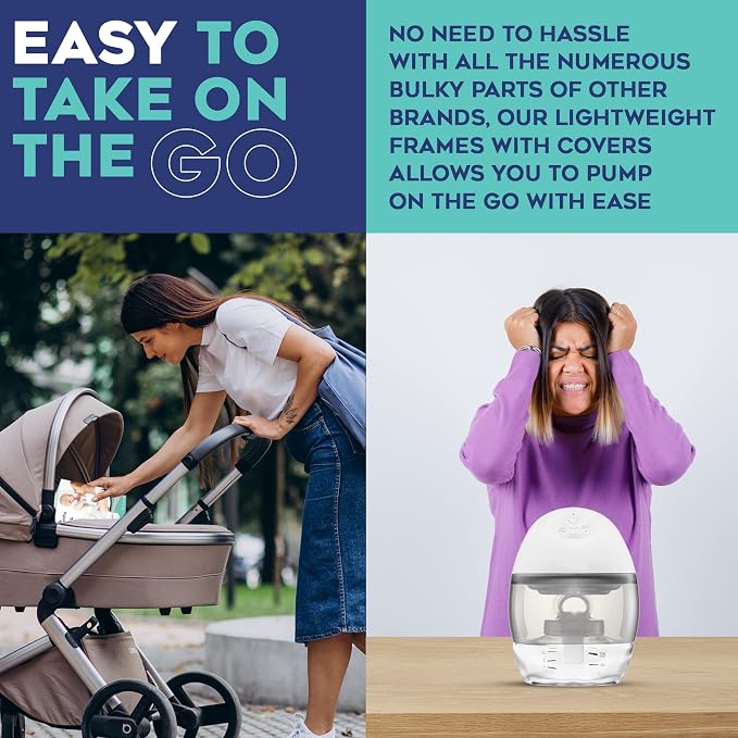 BabyBuddha Manual Breast Pump, Single Hand Expression Breastmilk Pump, Cordless - Image 2