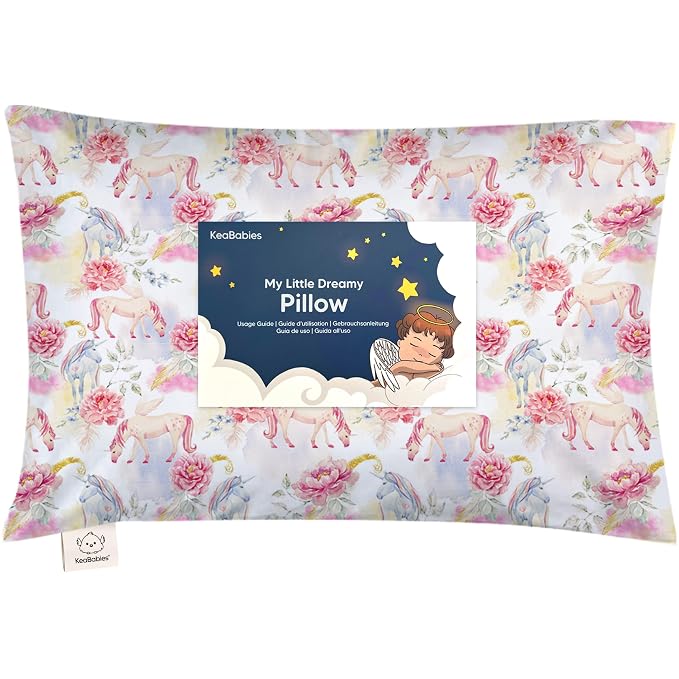 Toddler Pillow with Pillowcase by KeaBabies