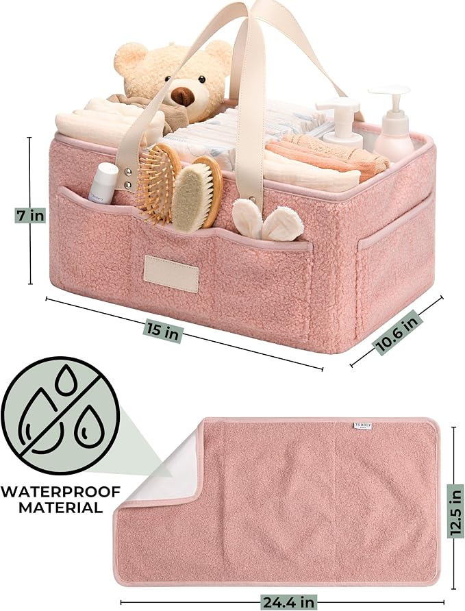 Baby Diaper Caddy Organizer - Image 4