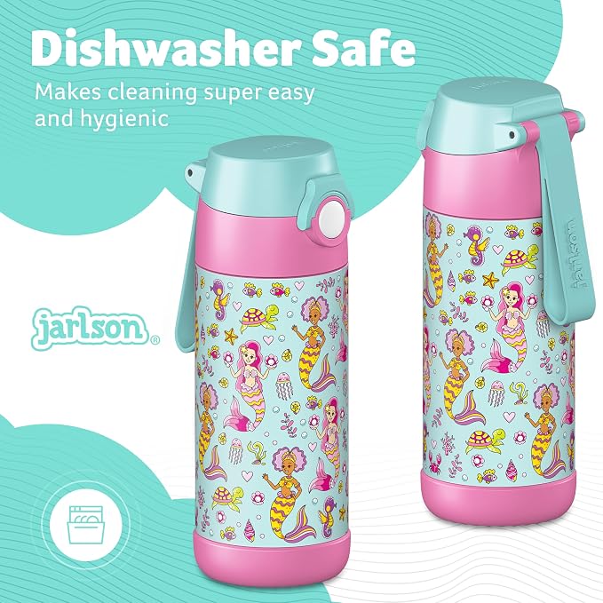 Jarlson® Mali Children's Water Bottle, Thermal Stainless Steel Water Bottle - Image 4