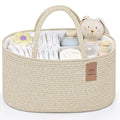 Baby Diaper Caddy Organizer, Cotton Rope Diaper Basket, Baby Basket by Degeyoyo