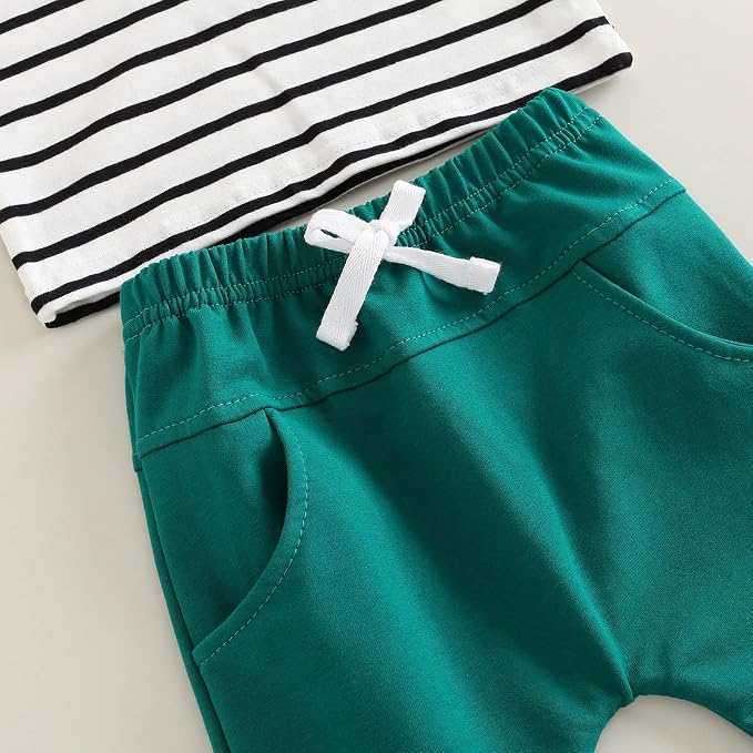 Toddler Baby Boy Clothes Solid Color Long Sleeve Crewneck Sweatshirt Top Casual - Image 5