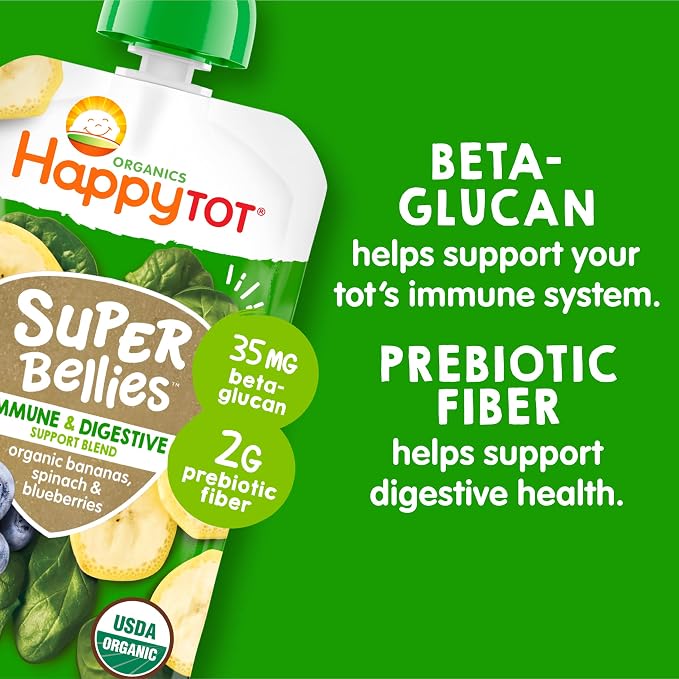 Happy Tot Organics Stage 4 Baby Food Pouches, Gluten Free, Vegan Snack - Image 4