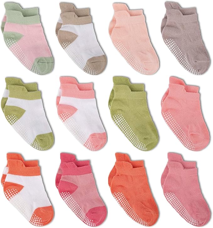 Zaples Baby Non Slip Grip Ankle Socks by ZAPLES