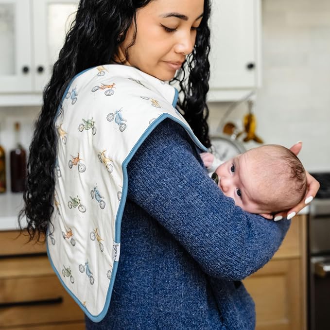Copper Pearl Baby Burp Cloth Large 21''x10'' Size Premium Absorbent Triple - Image 5