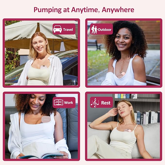 M5 Electric Breast Pump, 4 Mode & 12 Levels, LED Display, Wearable Hands-Free - Image 5