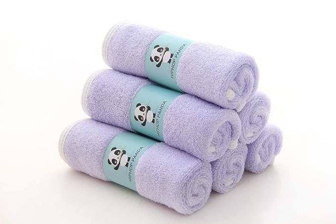 HIPHOP PANDA Baby Washcloths, Rayon Made from Bamboo - Image 2