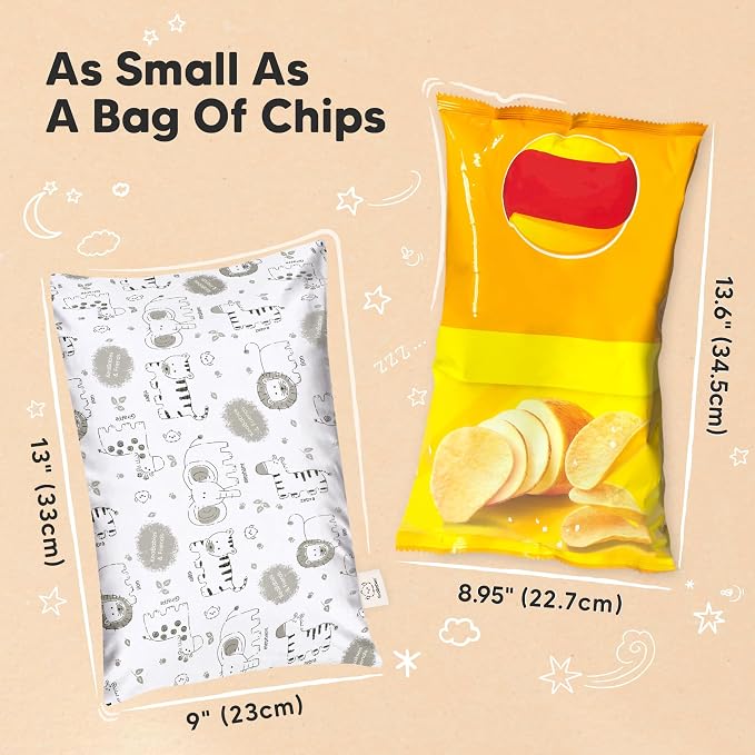Mini Toddler Pillow with Pillowcase - Image 4