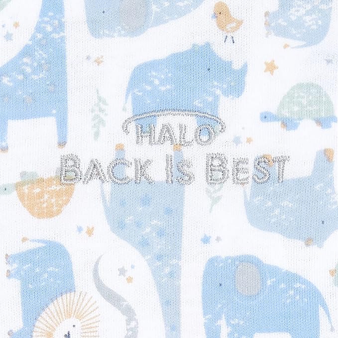 HALO 100% Cotton Sleepsack Swaddle, 3-Way Adjustable Wearable Blanket, TOG 1.5 - Image 3