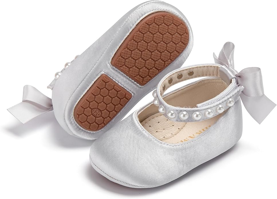 Baby Girls Mary Jane Flats by PHIRAMIN