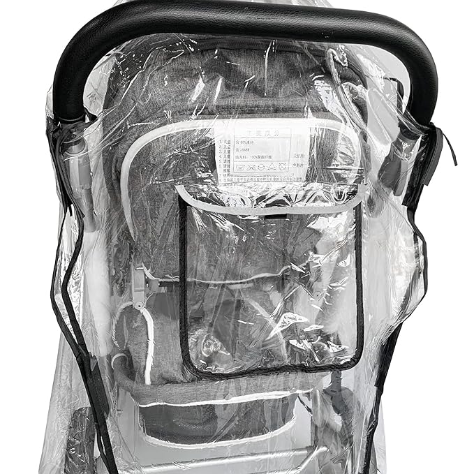 Double Stroller Rain Cover, Rain Cover - Image 3