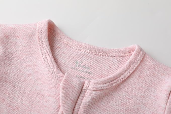 O2 BABY Baby Boys Girls Organic Cotton Zip-Front Sleeper Pajamas, Footed Sleep - Image 5