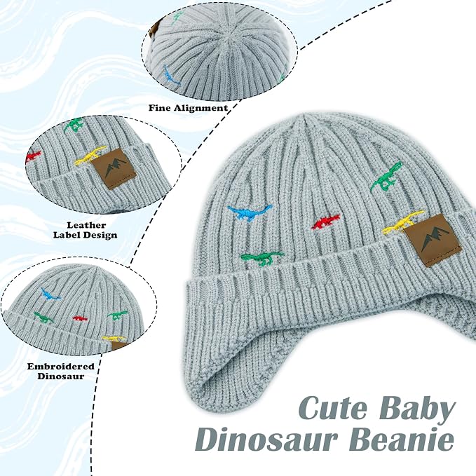 POXIMI Baby Boy Winter Hat Toddler Warm Beanie Girl Knit Hats - Image 4
