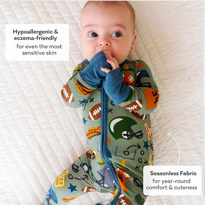 Little Sleepies Pajamas for Baby Boys & Girls, Viscose from Bamboo Baby Pajamas - Image 5