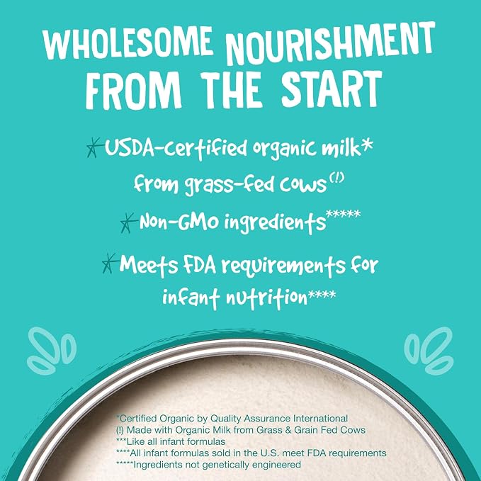 Earth's Best Organic Baby Formula, Gentle Infant Formula - Image 5