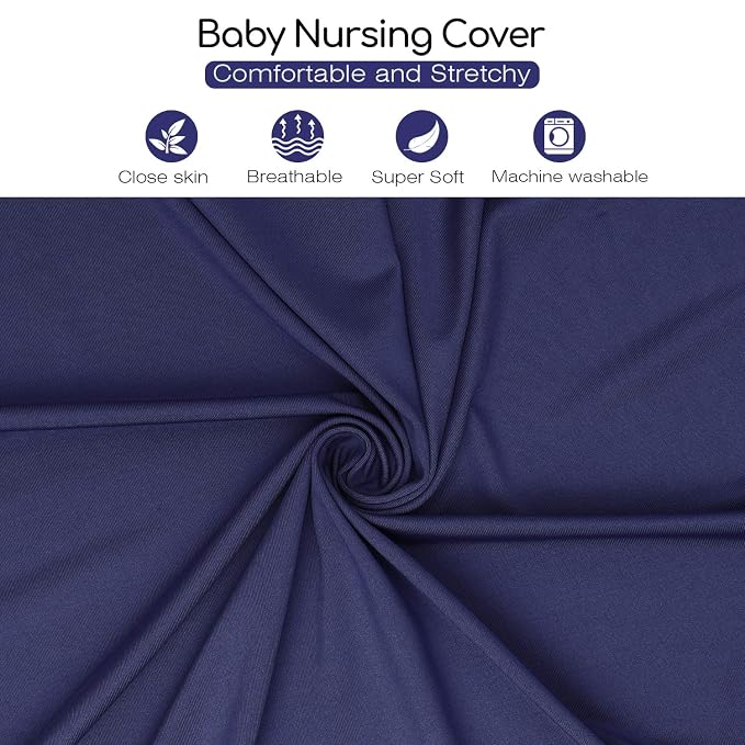Nursing Cover & Baby Nursing Poncho, High Seat Cover, Stroller Cover, Shopping - Image 6