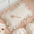 BuLuTu Camellia Floral Print Pillowcase King Muslin Cotton Pillow Case Chic by BuLuTu