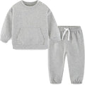 Fullfamous Baby and Toddler Boys 100% Cotton 2 Piece Long Sleeve Sweatshirt and by Fullfamous