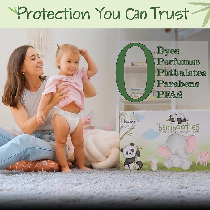 Bamboo Baby Diapers, Totally Chlorine Free - Image 4