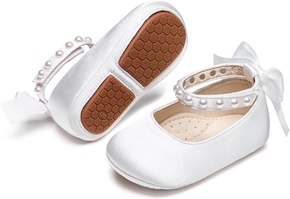 Baby Girls Mary Jane Flats by PHIRAMIN