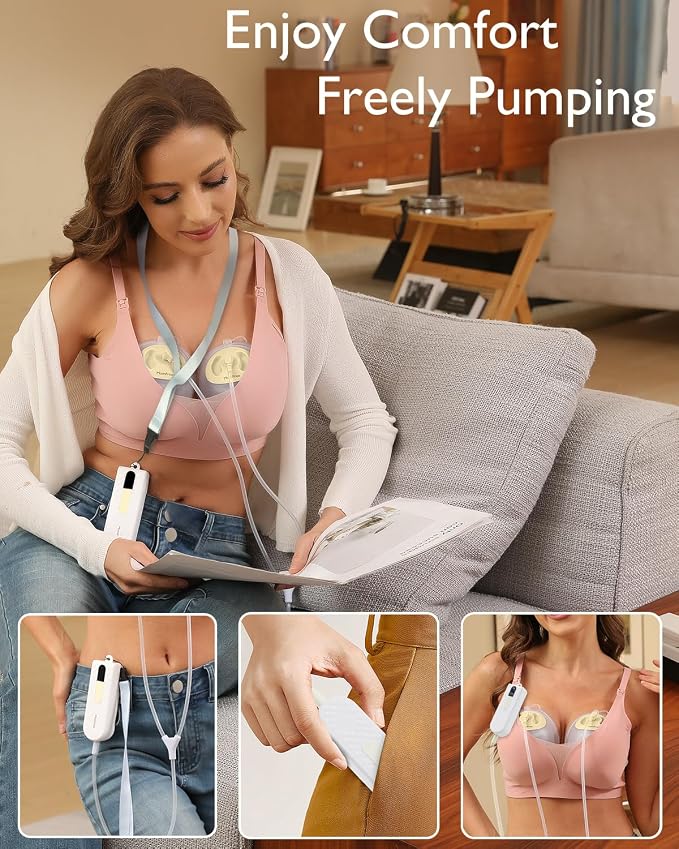 Breast Pump Hands Free K3 Updated, Wearable Breastfeeding Pump - Image 6