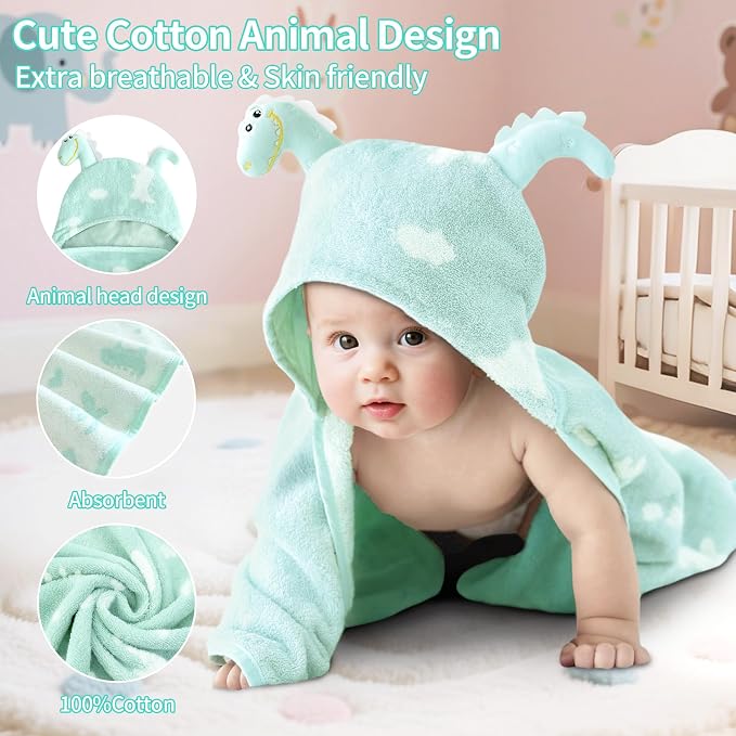 VOOVA & MOVAS Thick Baby Hooded Bath Towel - Image 4
