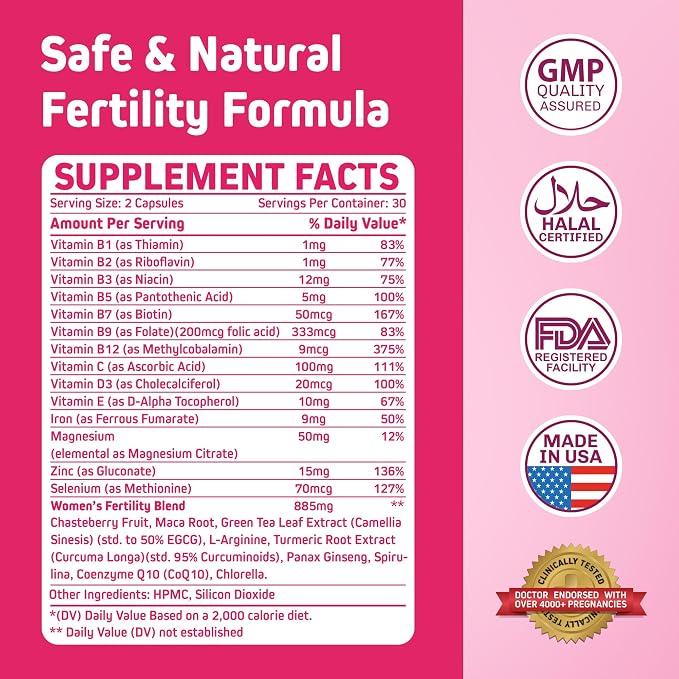 FFC Female Fertiliceive -Clinically Tested Hormonal Support Formula |65% - Image 4