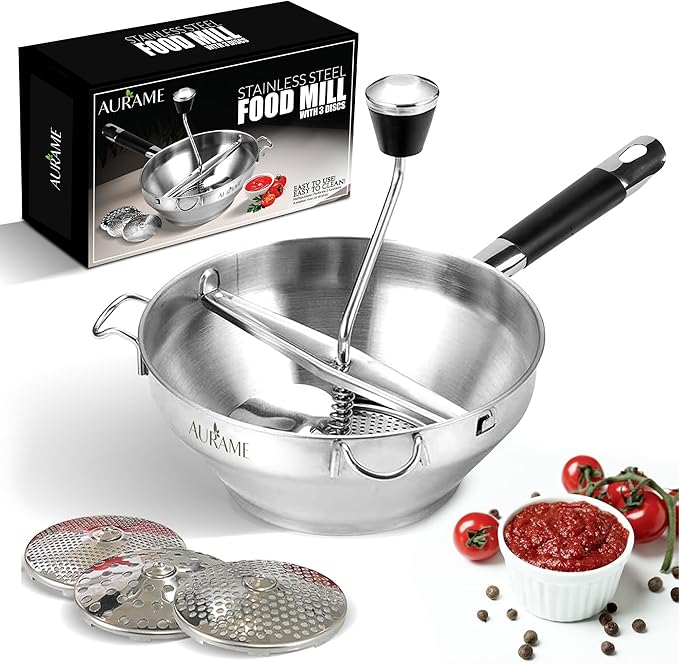 Premium Stainless Steel Food Mill by StainlessSteelFoodMill
