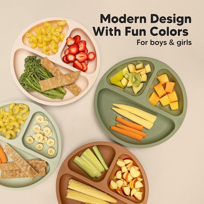 KeaBabies Suction Plates for Baby, Toddler - Image 9