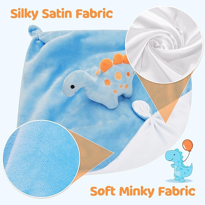 Pro Goleem Dinosaur Security Blanket Soft Loveys - Image 6