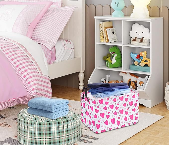 Rectangle Kids Gift Storage Basket Shelf Storage Basket Organizer Box Clothes - Image 5