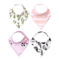 Copper Pearl 4 Pack Soft Cotton Baby Bibs by CopperPearl