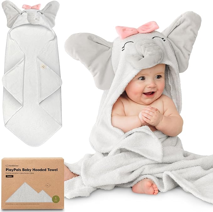 KeaBabies Organic Baby Towel by KeaBabies