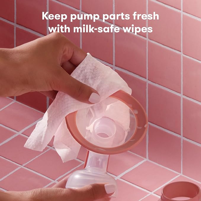 Frida Mom Breast Pump Wipes, Removes Breastmilk Residue, Made - Image 2