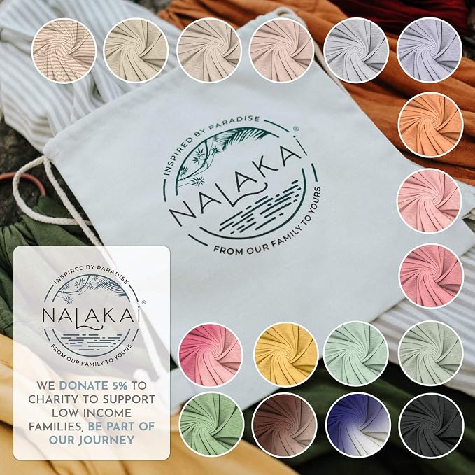 Nalakai Ring Sling Baby Carrier, Soft Linen Baby Sling, Baby Wrap, and Giving - Image 9