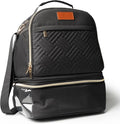 Double Breast Pump Bag Black by Unknown