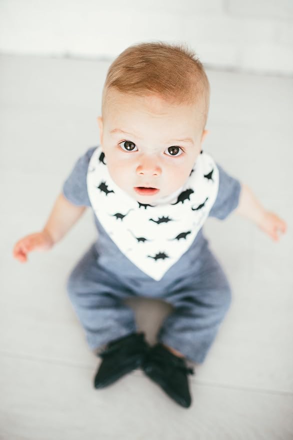 Copper Pearl 4 Pack Soft Cotton Baby Bibs - Image 2