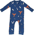 KYTE BABY Unisex Rayon Made From Bamboo Zippered Rompers 0-24 Months by KYTEBABY