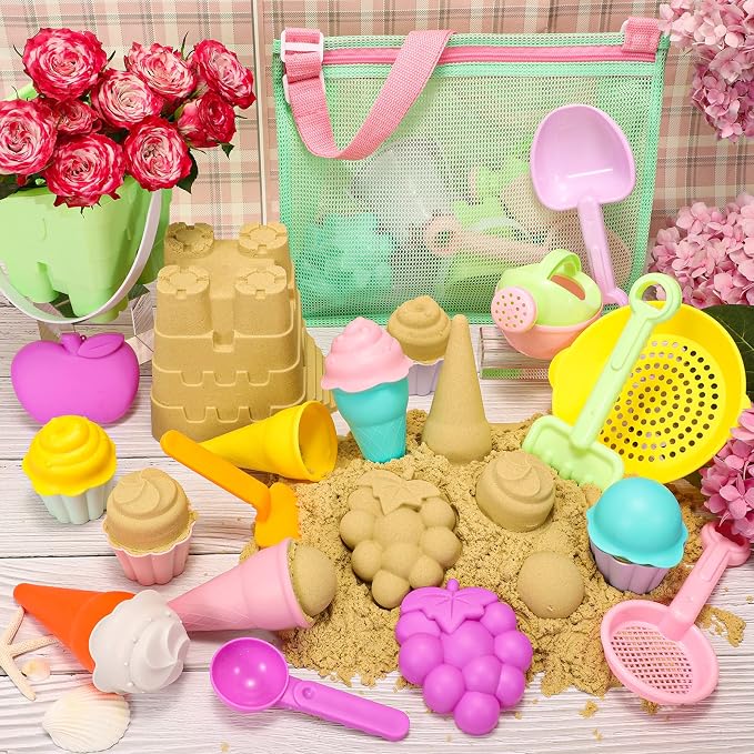 Tagitary Beach Sand Toys for Kids, Beach Toys 23PCS Set - Image 6